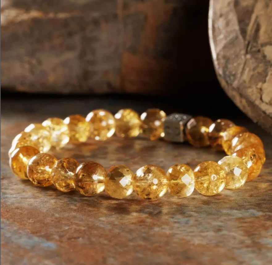 Aurum Rare Citrine Stone BRACELET IV (10MM)