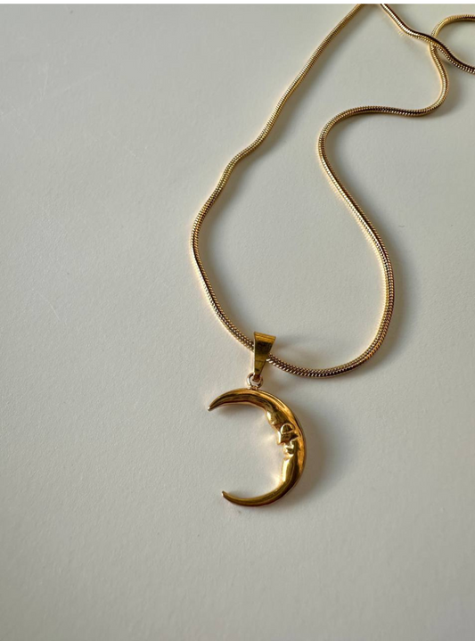 MoonNight Necklace Gold Plated