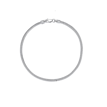 925 Italian silver round bracelet