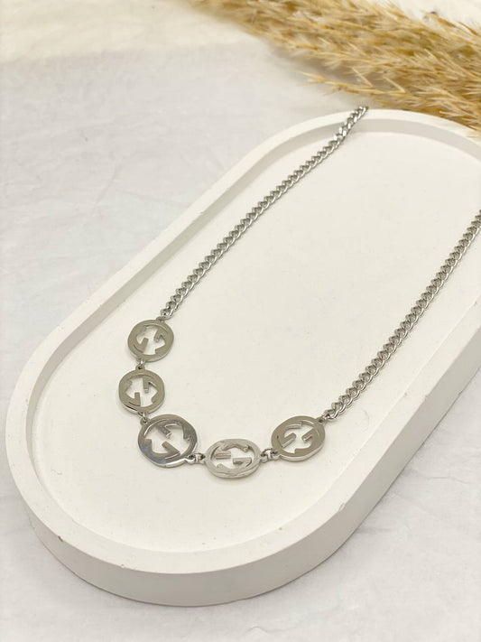 LuxeChain Radiance Necklace Silver Plated