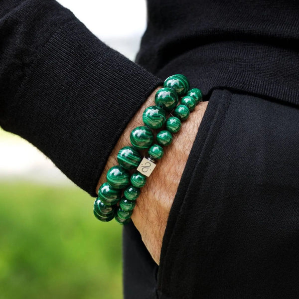 Aurum MALACHITE BRACELET VIII (8MM)