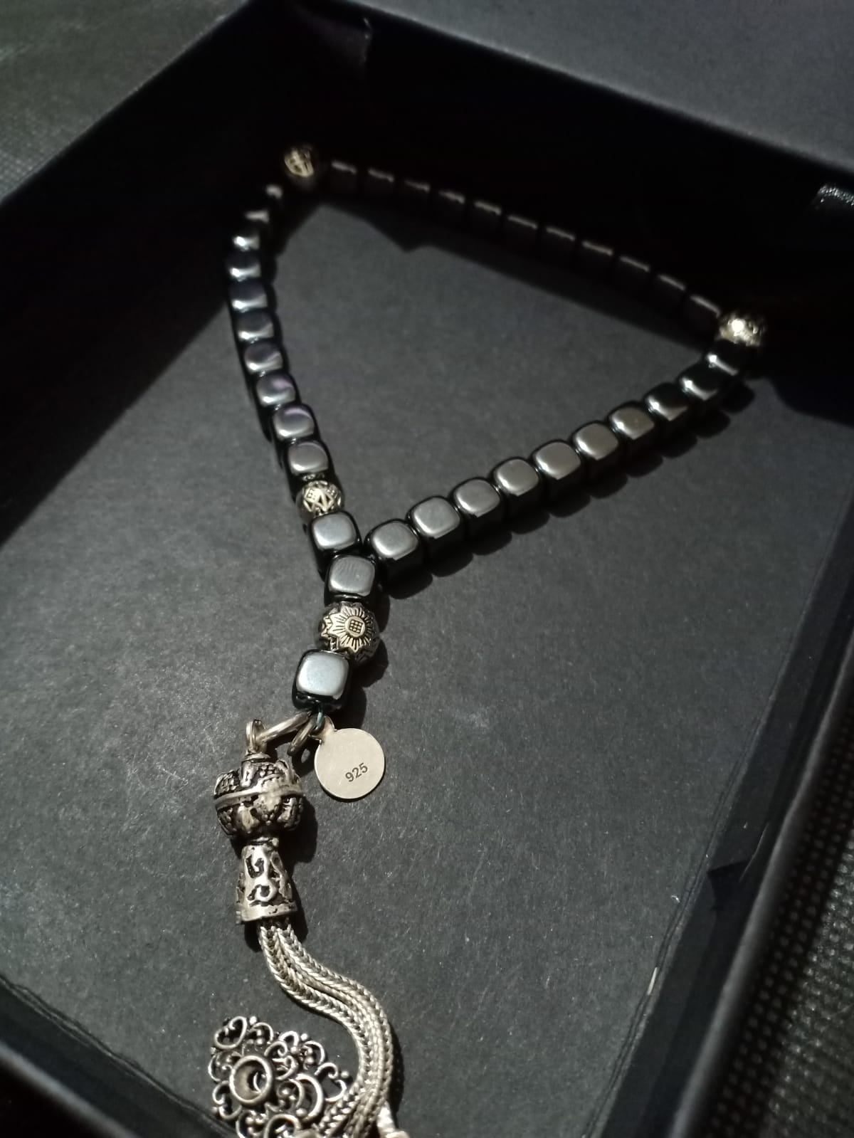 Hematite Prayer  Silver 925