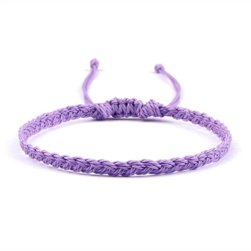 Friendship Bracelet For Women Men Wax Thread Wrap Rope