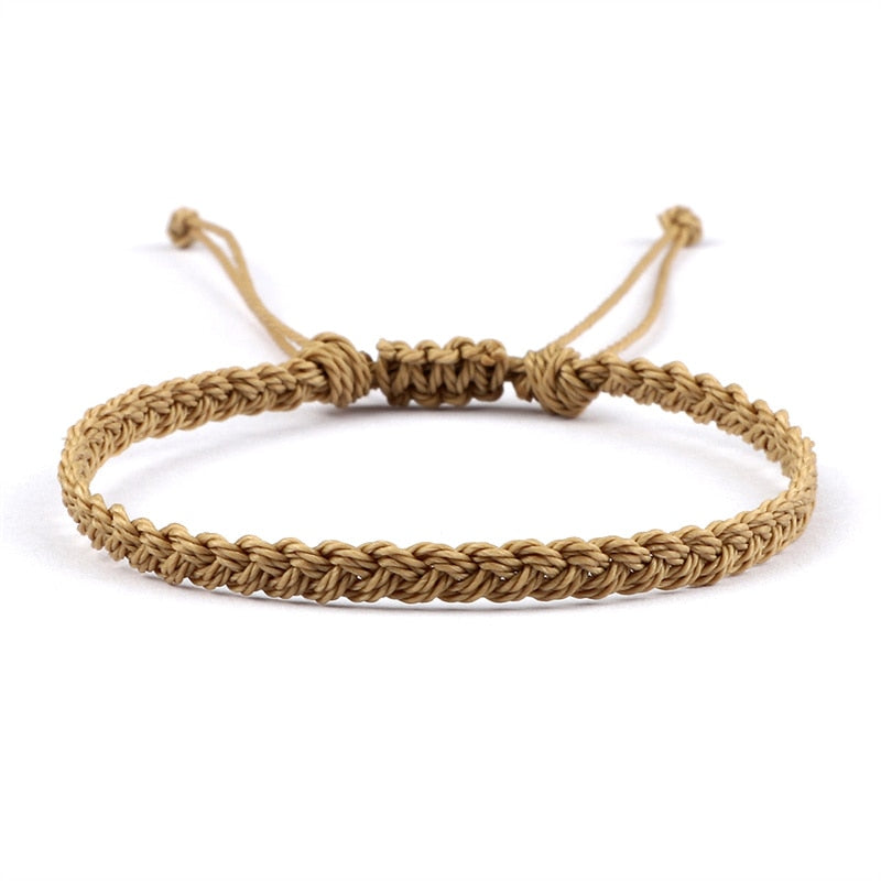 Friendship Bracelet For Women Men Wax Thread Wrap Rope