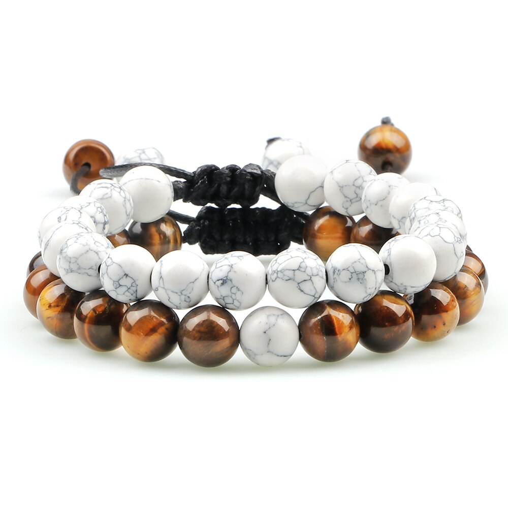 Tiger Eye Lava Bracelet Yoga Jewelry Pulsera