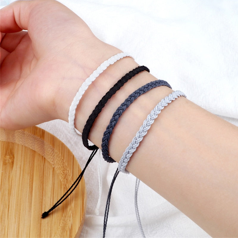 Friendship Bracelet For Women Men Wax Thread Wrap Rope