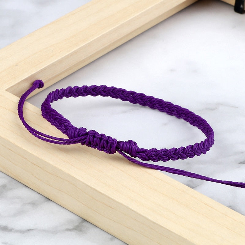 Friendship Bracelet For Women Men Wax Thread Wrap Rope