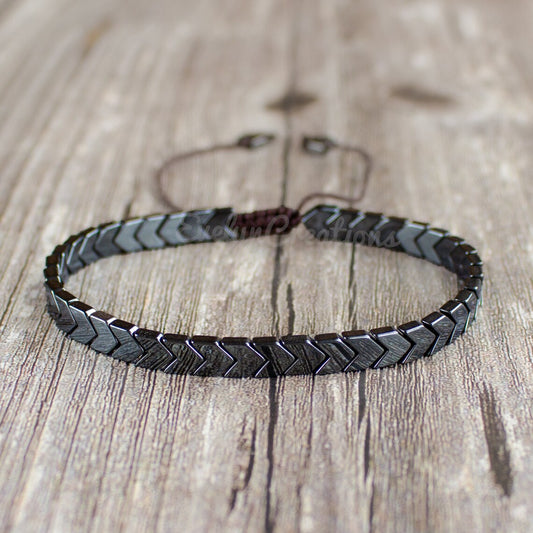 Arrow Hematite Stone Bracelet